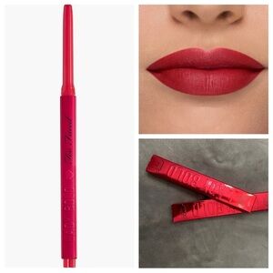 New! TWO Too faced Lady Bold red waterproof lip liner 27614